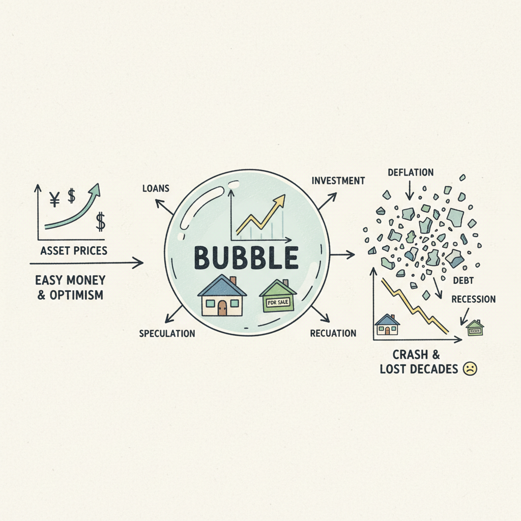 한국도 일본처럼 버블에 빠질까
