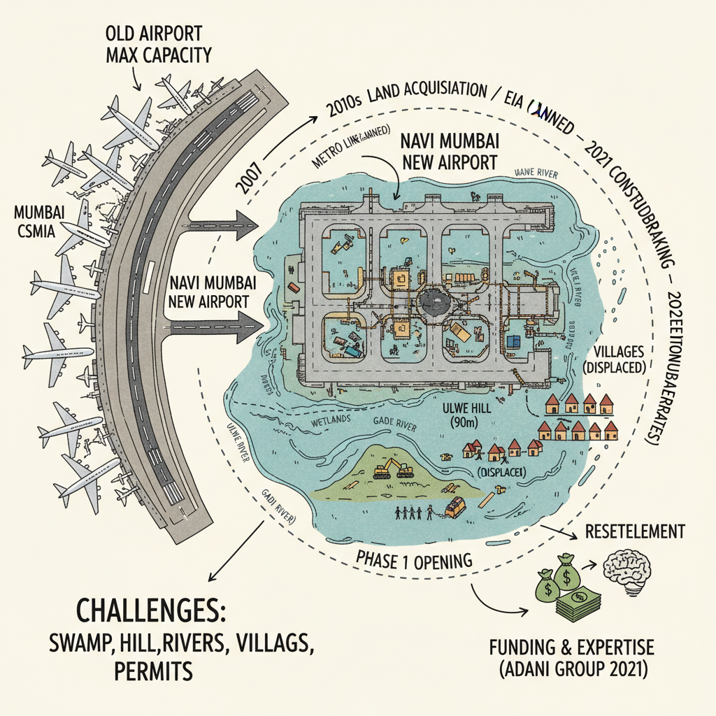 늪을 딛고 날다: 나비뭄바이 국제공항 건설 이야기