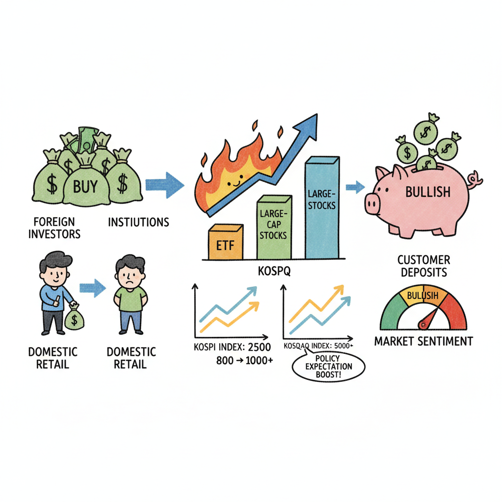 외국인·기관 매수로 타오른 코스닥