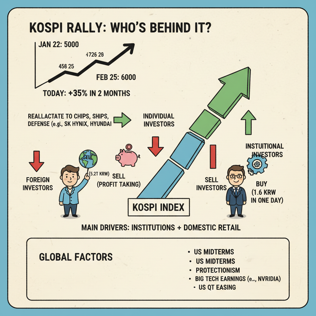 코스피 랠리의 이면: 폭등의 주역은 누구인가