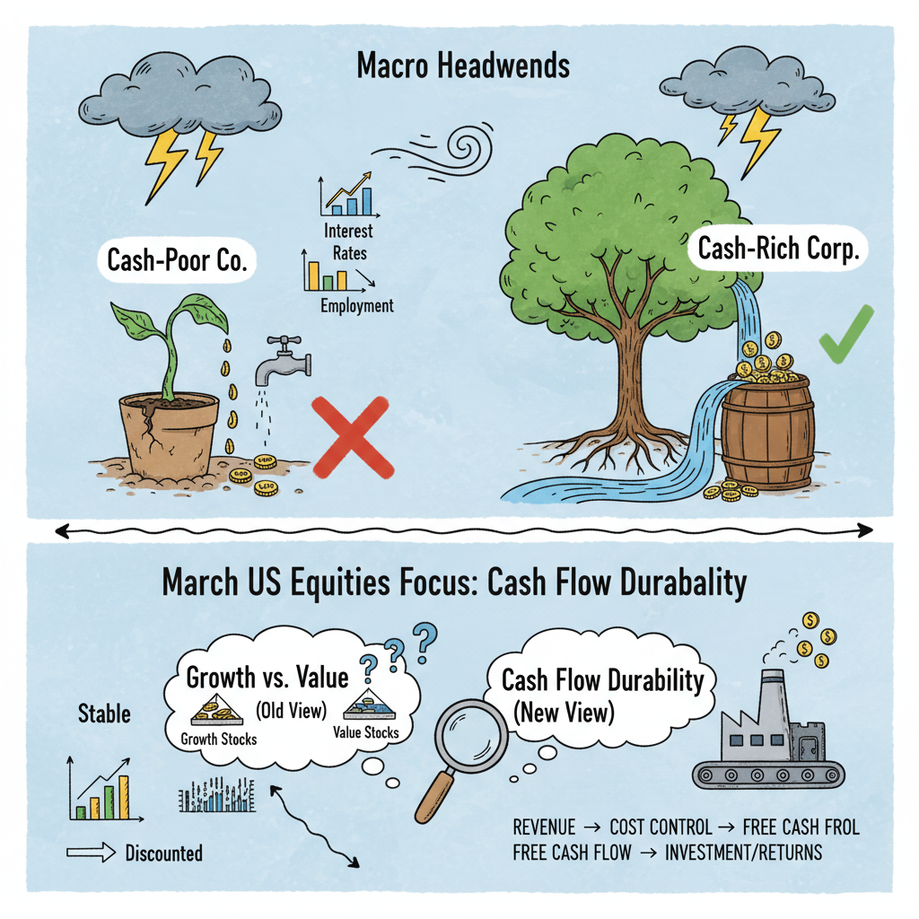 3월 미국주식, 티커보다 ‘현금이 남는 구조’를 먼저 사라