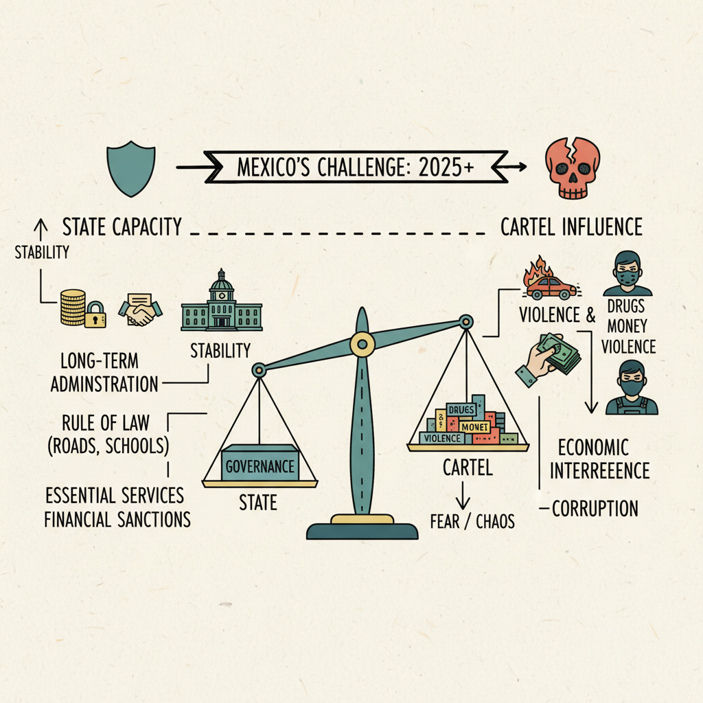 ‘멕시코 카르텔 전쟁 2.0’의 본질은 총격전이 아니라 국가 능력의 시험이다