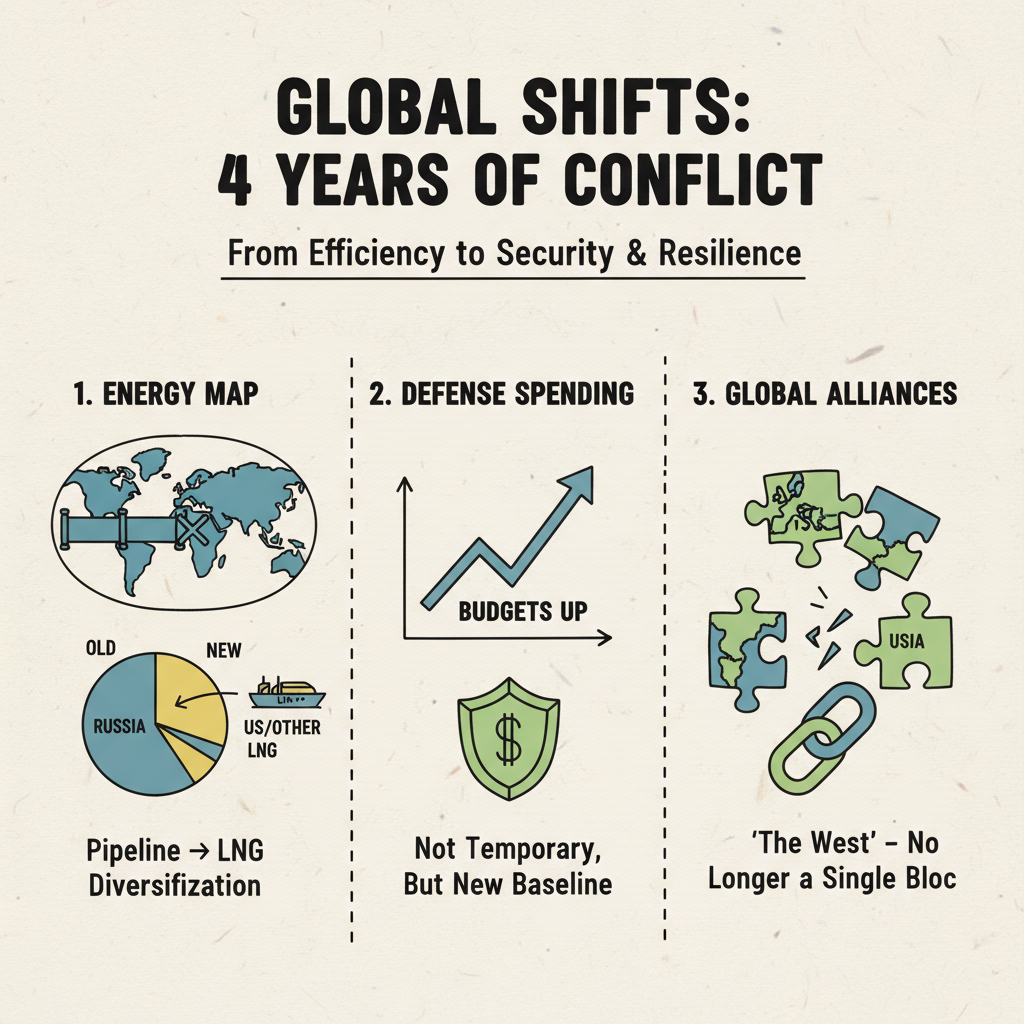 러우 전쟁 4년, 세계는 무엇이 바뀌었나