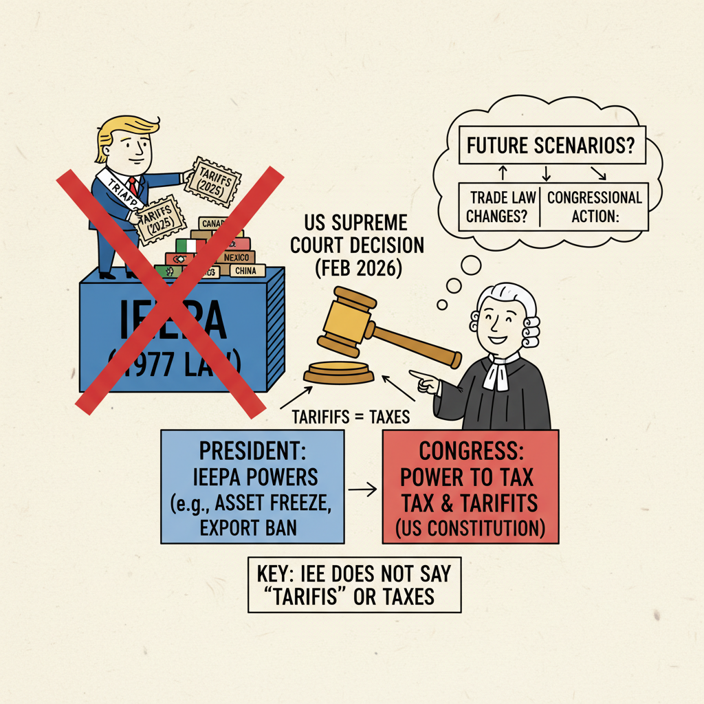미국 대법원, 트럼프 관세 무효 판결… 이후 시나리오는